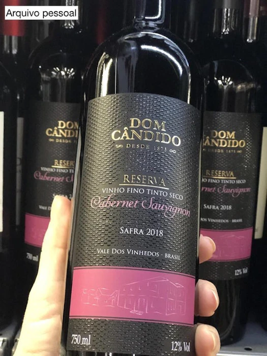 DOM CÂNDIDO Vinho Tinto Dom Cândido Reserva Cabernet Sauvignon Translation missing: pt-BR.activerecord.decorators.item_part_image/alt