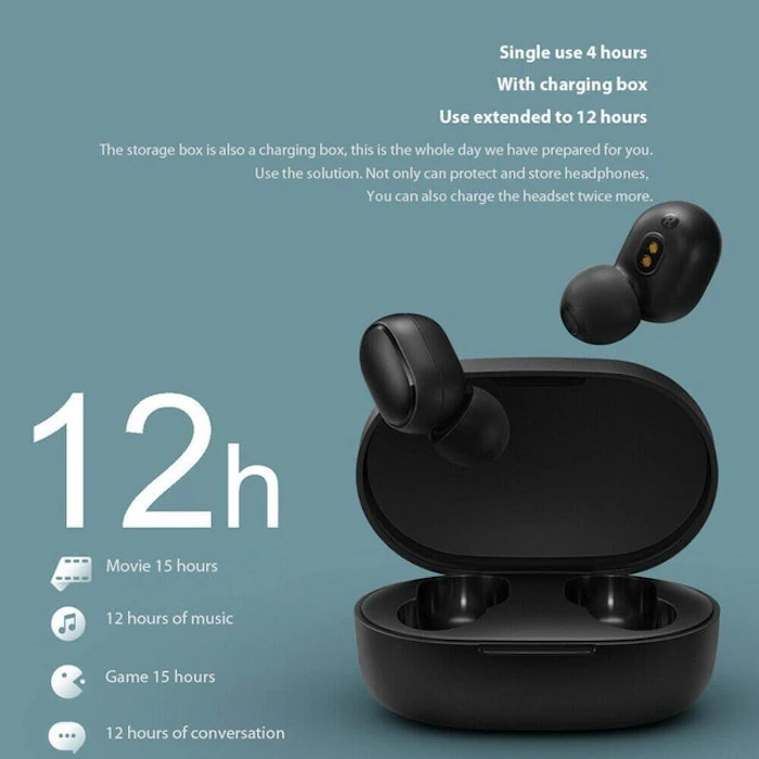 XIAOMI Fone de Ouvido Redmi Airdots Bluetooth Translation missing: pt-BR.activerecord.decorators.item_part_image/alt