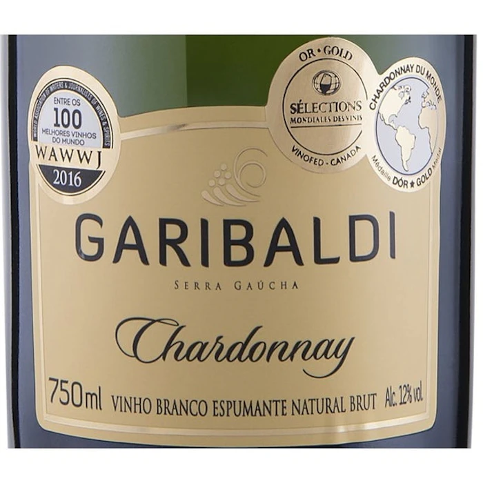 COOPERATIVA GARIBALDI Espumante Garibaldi Brut Chardonnay Translation missing: pt-BR.activerecord.decorators.item_part_image/alt