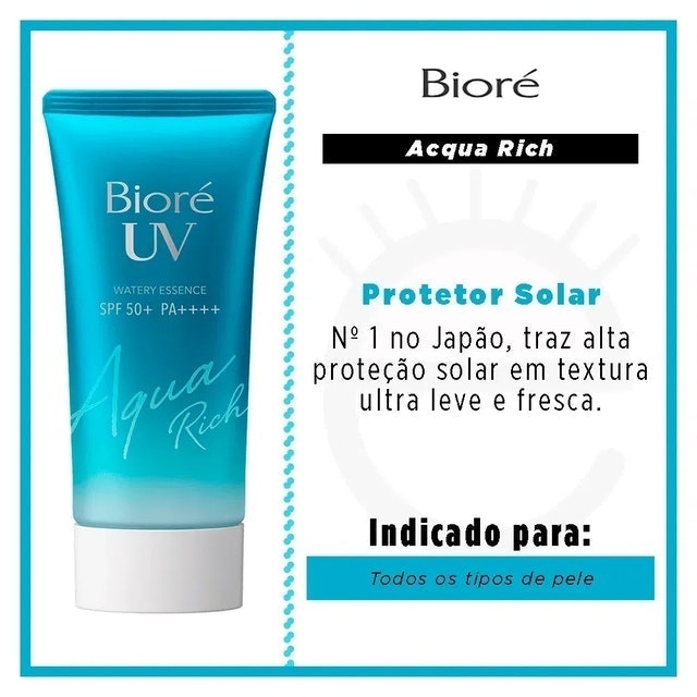 BIORÉ Protetor Solar Facial Aqua Rich Translation missing: pt-BR.activerecord.decorators.item_part_image/alt