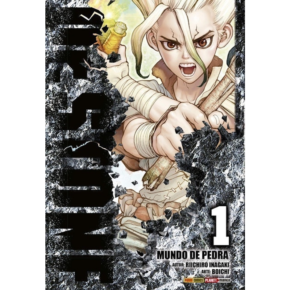 RIICHIRO INAGAKI Dr. Stone Volume 1 Translation missing: pt-BR.activerecord.decorators.item_part_image/alt