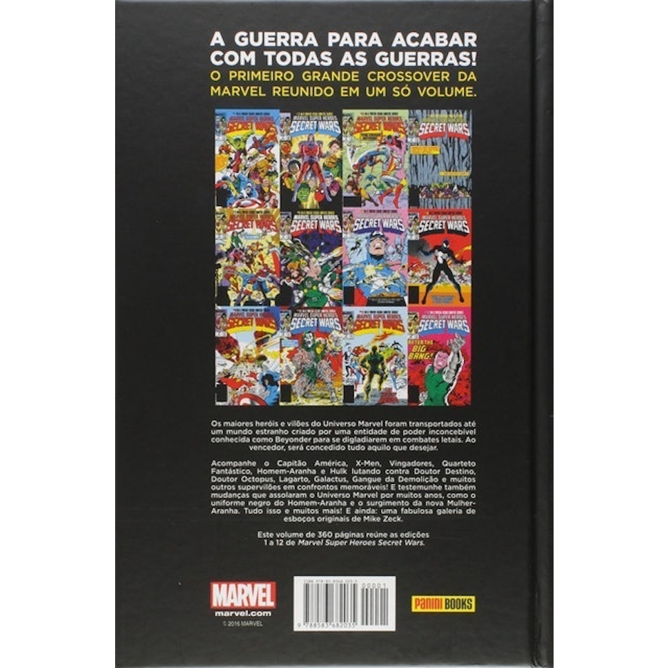 JIM SHOOTER Guerras Secretas (1984) Translation missing: pt-BR.activerecord.decorators.item_part_image/alt