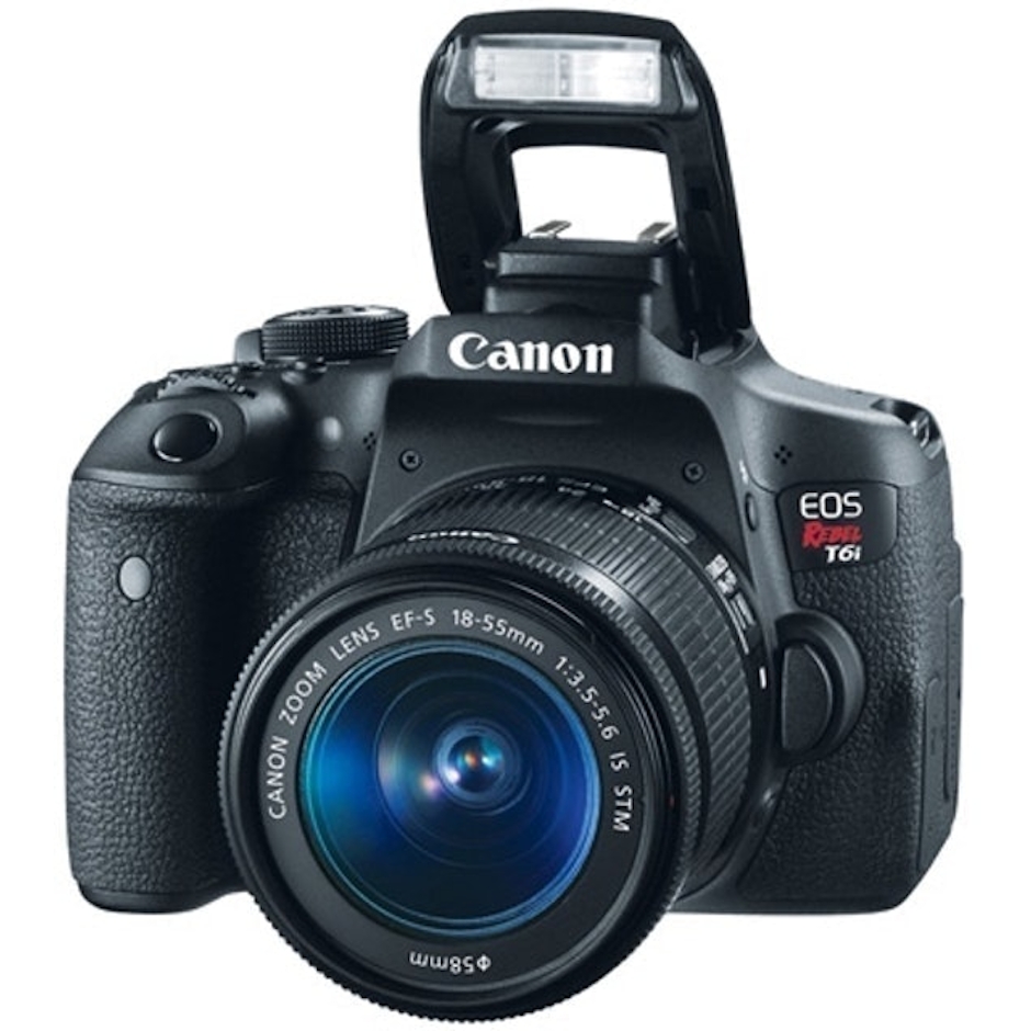 CANON Câmera DSLR com Lente 18-55 mm Translation missing: pt-BR.activerecord.decorators.item_part_image/alt