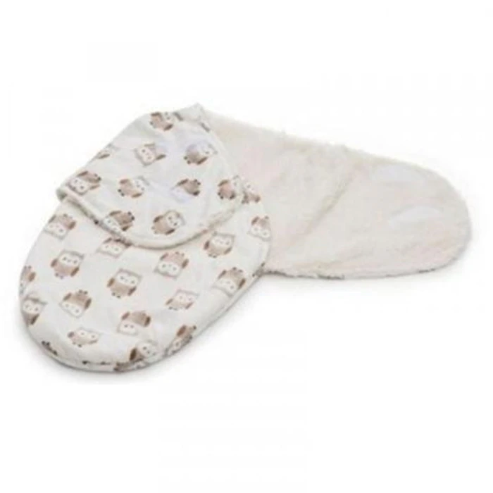 LOANI Cueiro Swaddle Enroladinho Ajustável com Velcro Corujinhas Translation missing: pt-BR.activerecord.decorators.item_part_image/alt