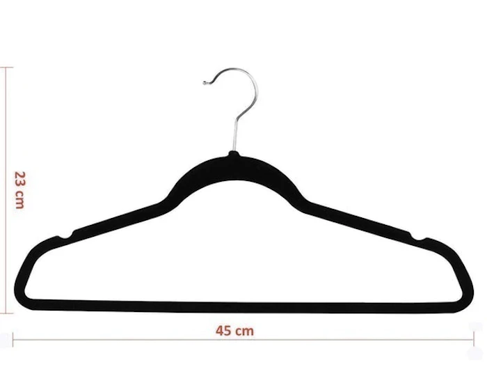 BASIC + 50 Cabides de Veludo Slim Ultrafinos Translation missing: pt-BR.activerecord.decorators.item_part_image/alt