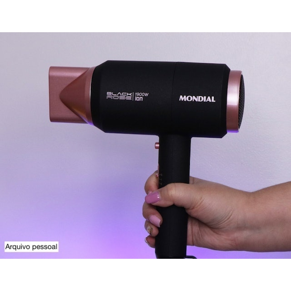 MONDIAL Secador de Cabelo Black Rose Compact Turbo Translation missing: pt-BR.activerecord.decorators.item_part_image/alt