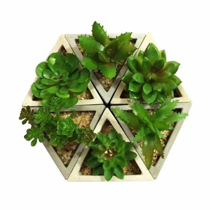 INTERPONTE Kit 6 Plantas Mini Suculentas Artificiais em Vaso de Cerâmica 8 x 9,5cm Translation missing: pt-BR.activerecord.decorators.item_part_image/alt