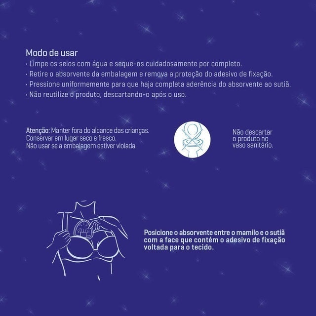 AMAMENTE Absorvente Noturno para Seios Translation missing: pt-BR.activerecord.decorators.item_part_image/alt