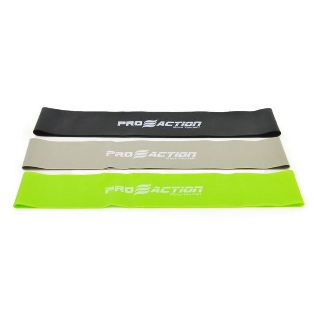 PRO ACTION Kit Faixas Elásticas Mini Bands 3 Peças Translation missing: pt-BR.activerecord.decorators.item_part_image/alt