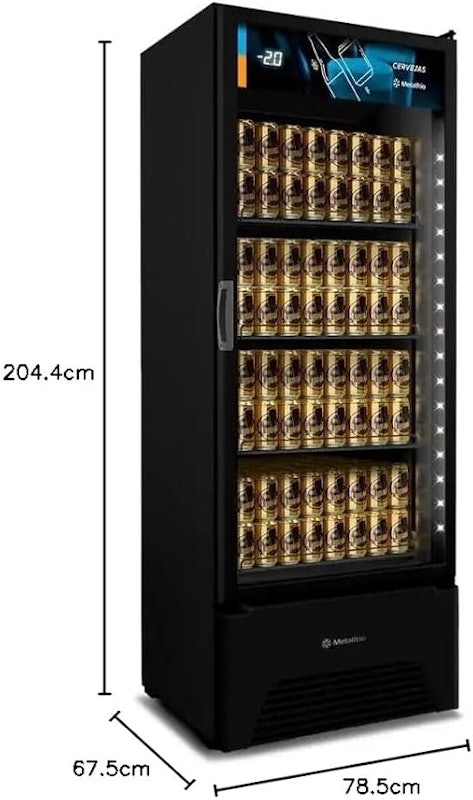 Cervejeira Expositora Vertical 576 L 3