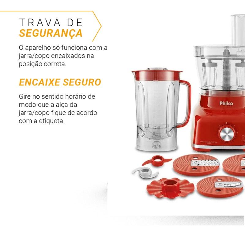 Multiprocessador Multifunções 9 em 1 5