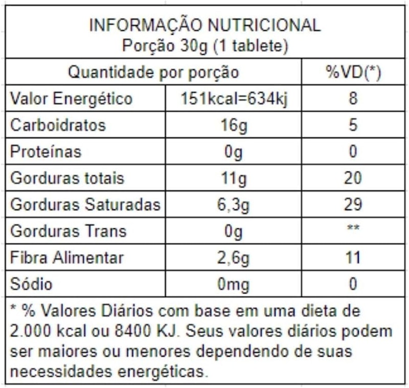 Linea Chocolate Vegano Branco C/ Frutas Vermelhas 30g 2
