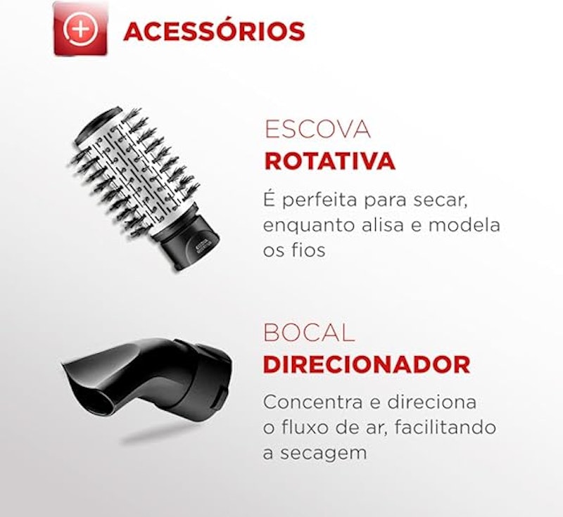 Escova Rotativa Ceramic Íon Turbo 5