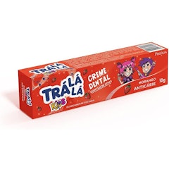 Creme Dental Morango Tra Lá Lá Kids- 50 g
