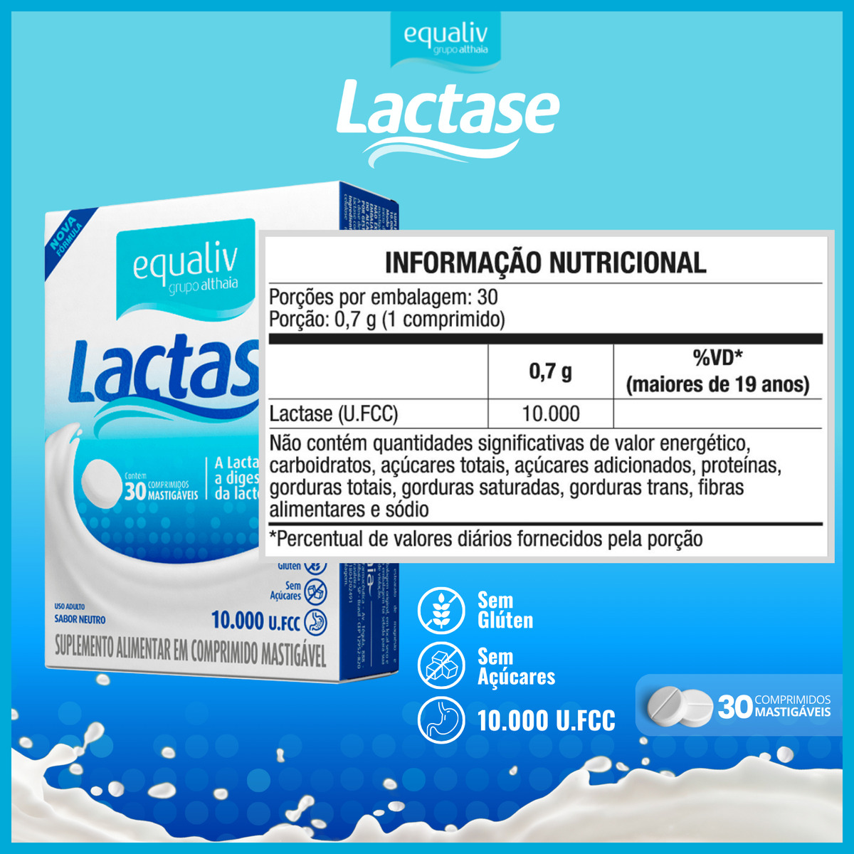 Enzima Lactase Equaliv 2