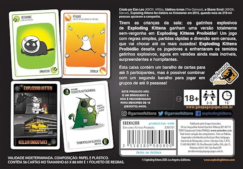 Exploding Kittens: Proibidão 2