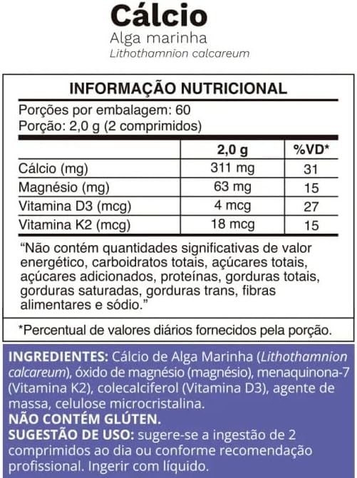 Cálcio de Algas 2