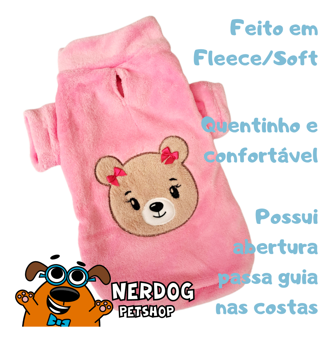 Casaco Ursa Mascote Pet 5
