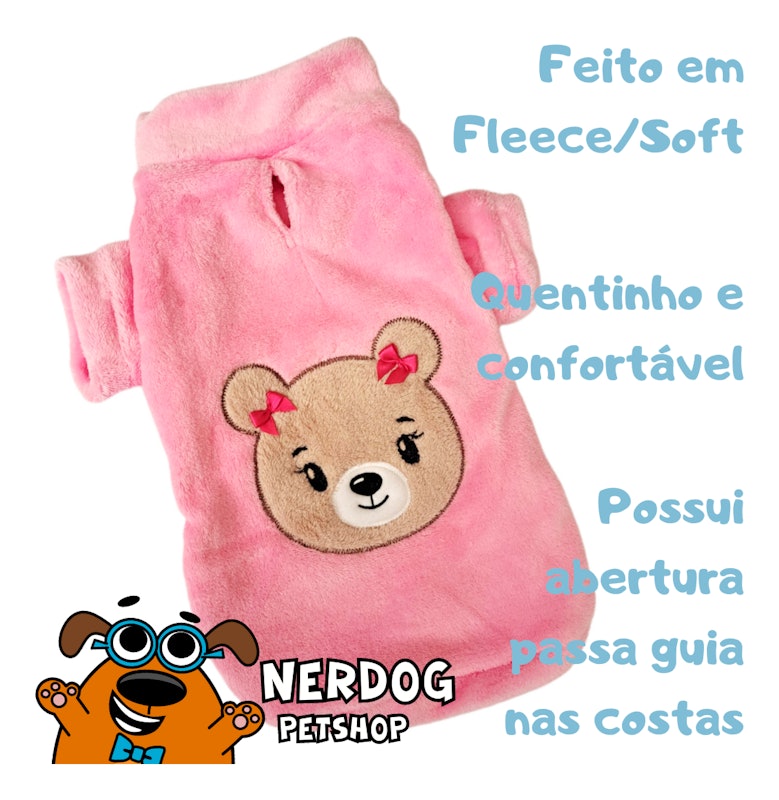 Casaco Ursa Mascote Pet 5
