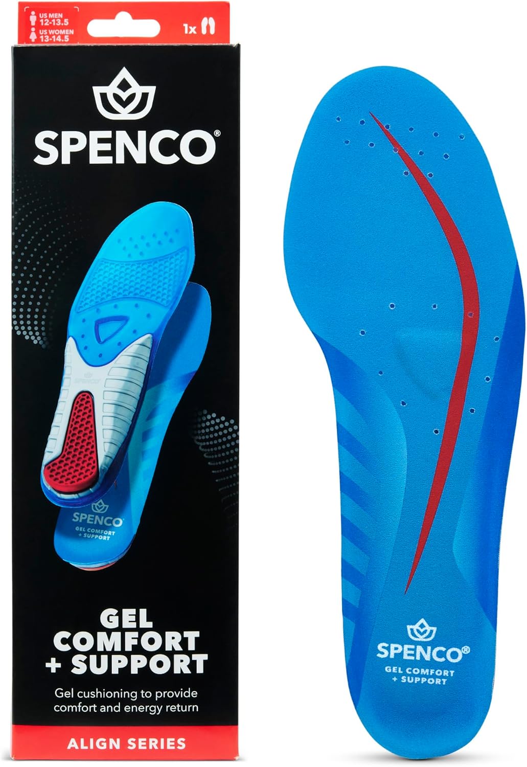 Palmilha Gel Comfort + Support Insole 1