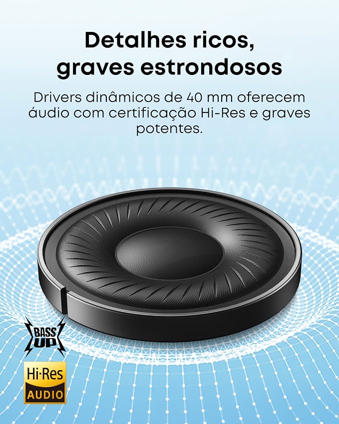 Fone de Ouvido Bluetooth Soundcore Anker Q20i ANC Híbrido 3