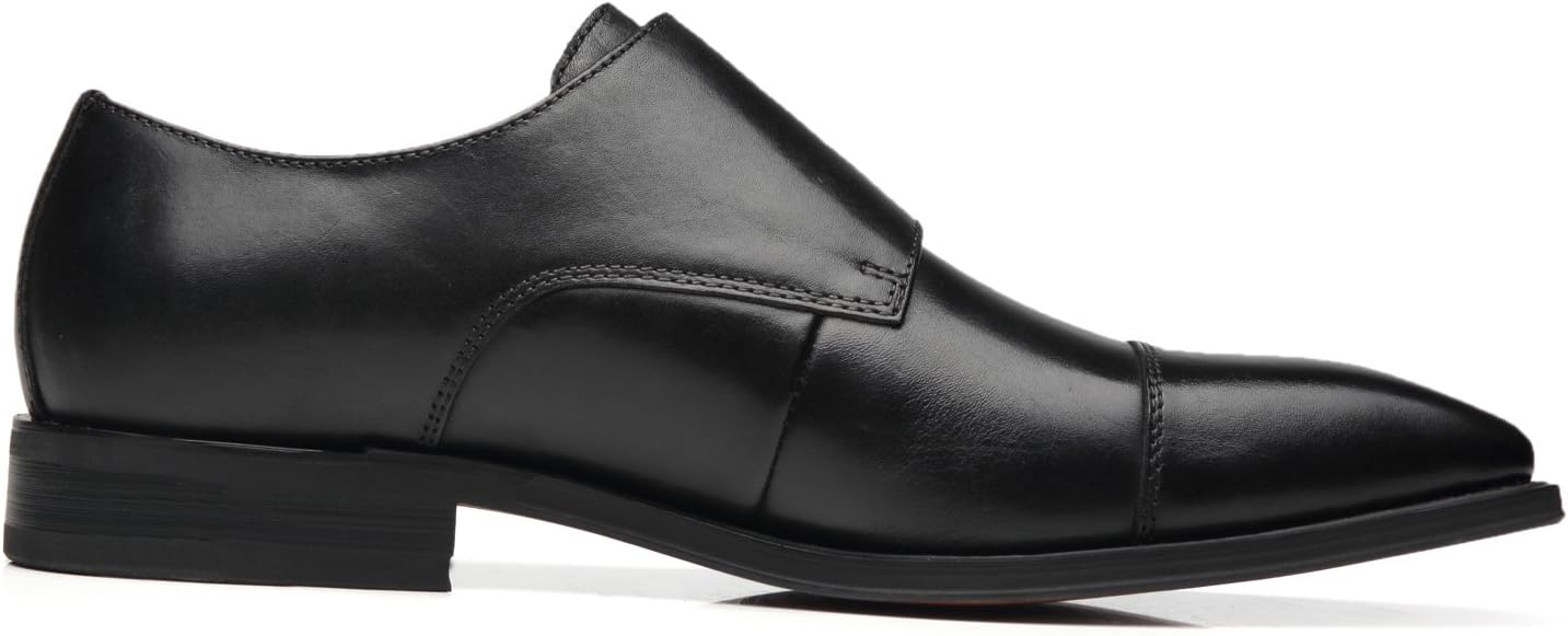 Sapato Masculino Monk Strap Chal-1-Black La Milano 3