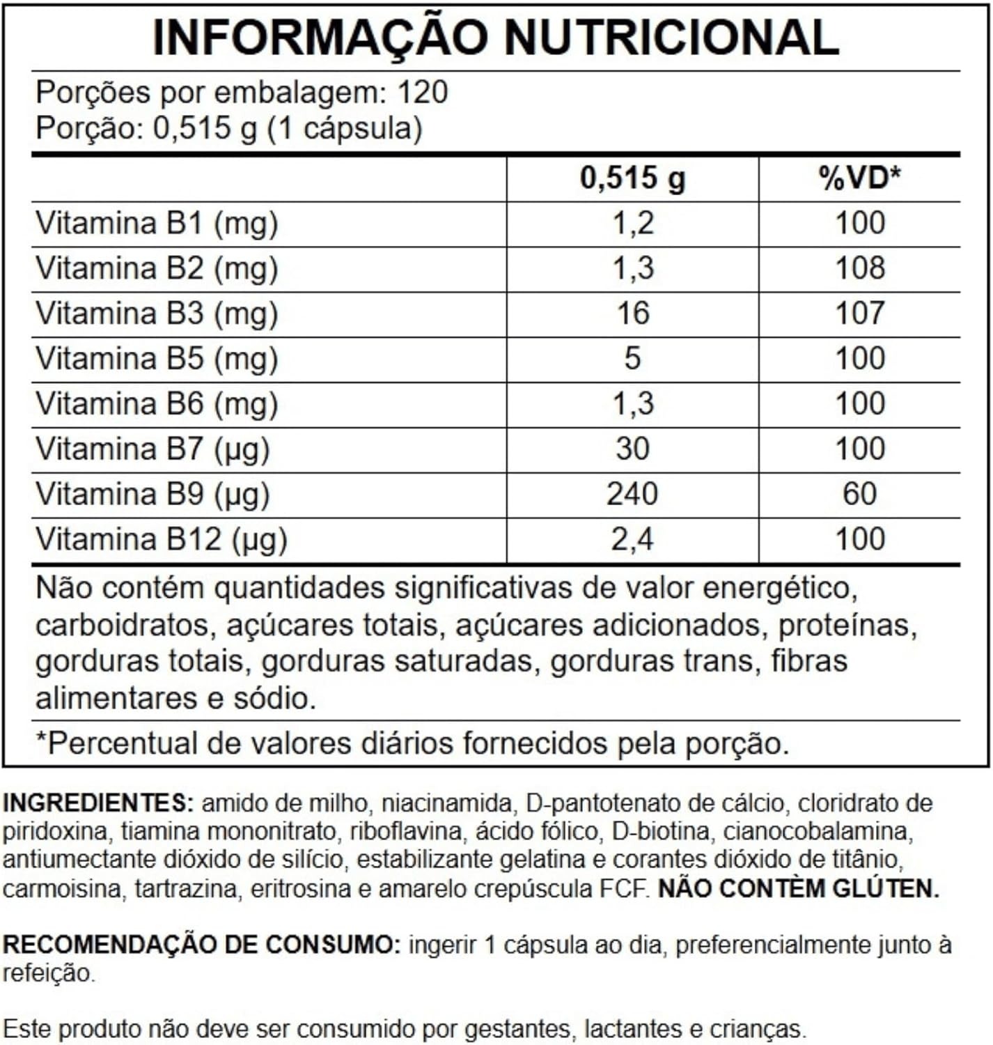 Complexo B Growth Supplements 2