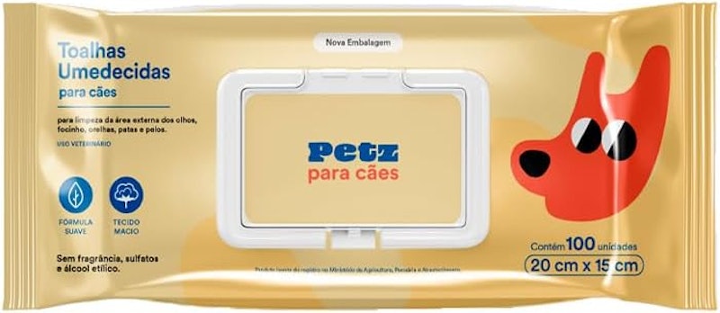Toalhas Umedecidas Petz para Cães 1