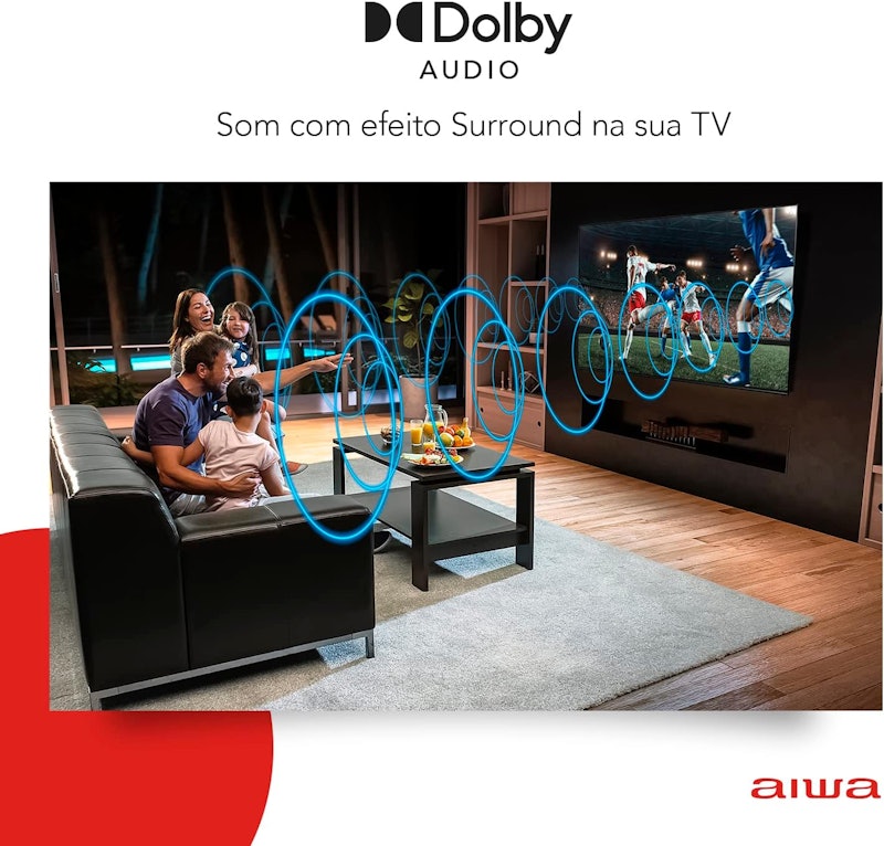 Smart TV AIWA 43” Android Full HD Borda Ultrafina 3
