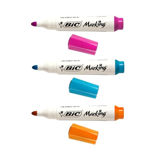 Marcador Para Quadro Branco Marking BIC 4 Cores Fashion 3