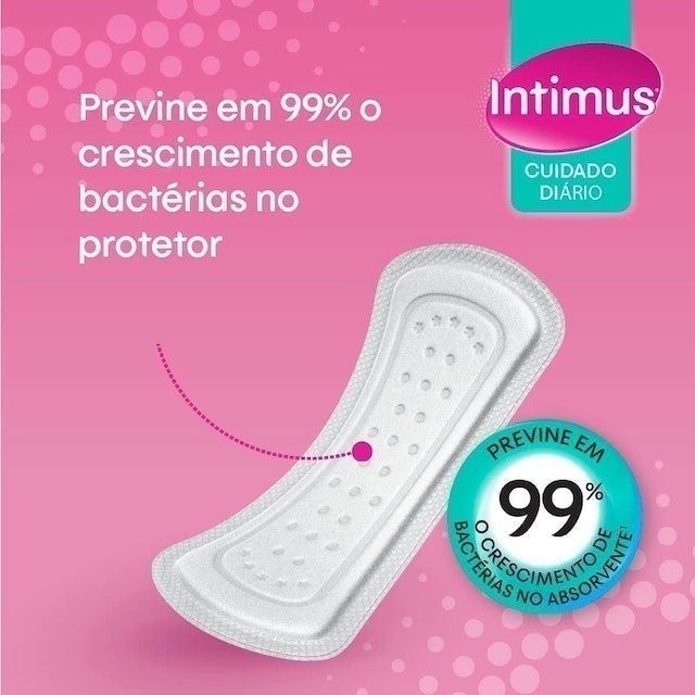 Protetor Diário Intimus Days Antibacteriana com 80 Unidades 2