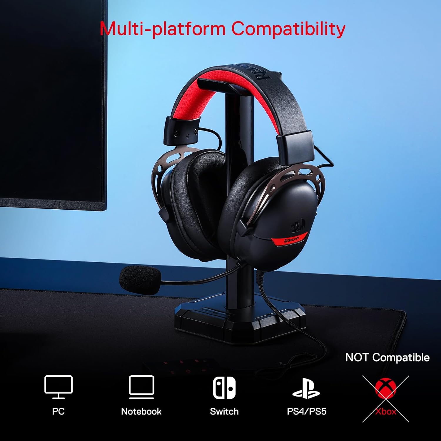 Headset Gamer Redragon Aurora 5