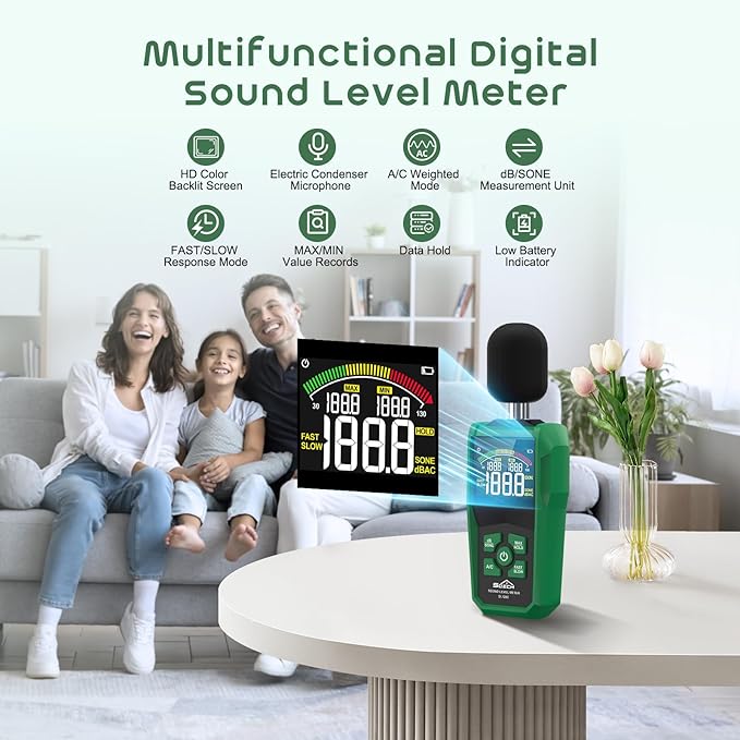 Decibelímetro Digital SQECH 3