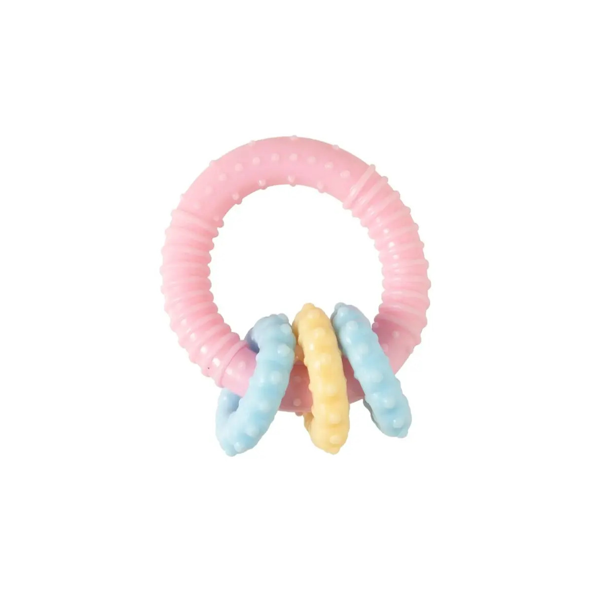 Brinquedo Mordedor Para Pet Baby Filhote Argola Jambo 1