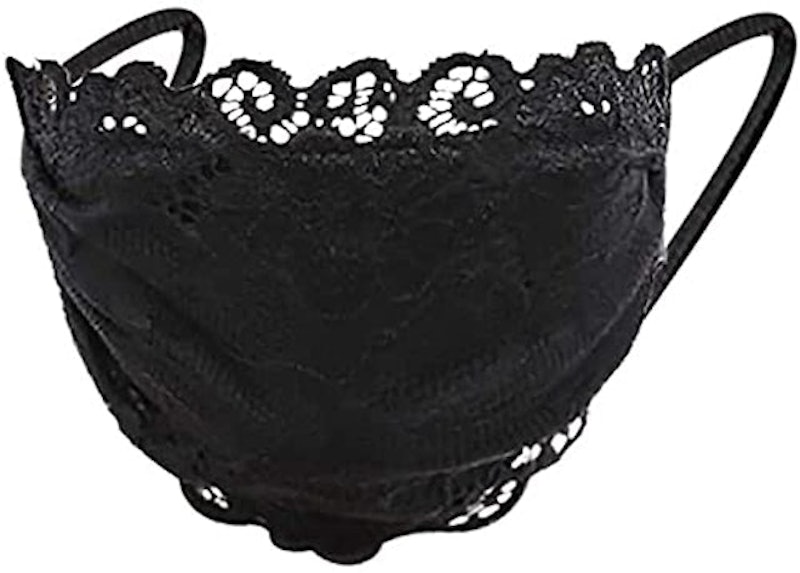 Máscara de Tecido com Renda 4