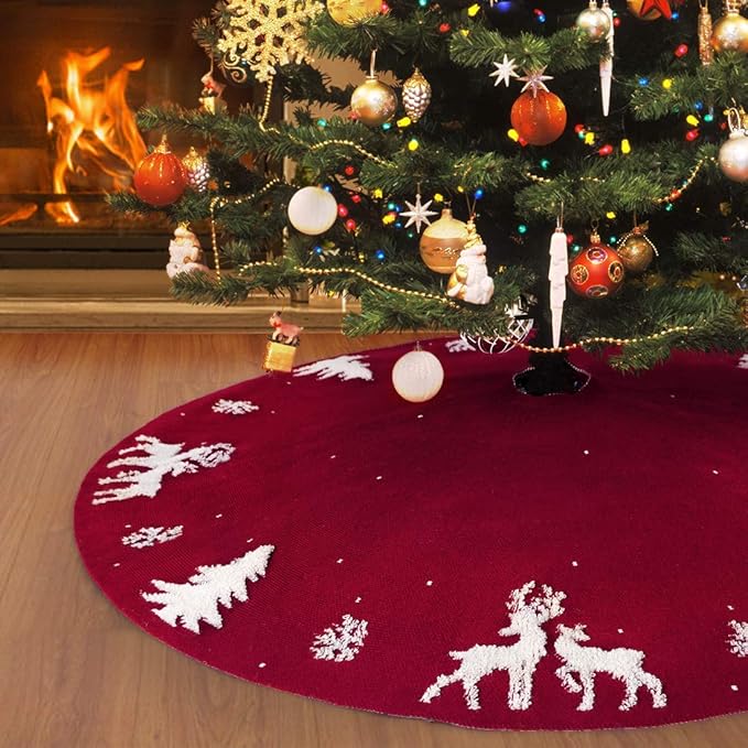 Top 10 Melhores Saias para Árvore de Natal  (Dourada, Branca e mais) 4