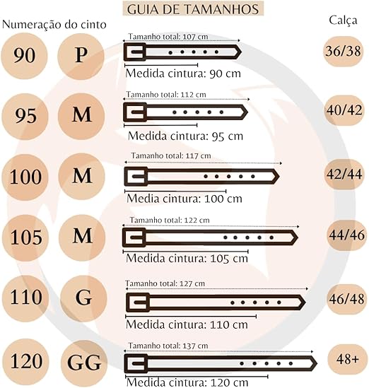Cinto Masculino Couro Legítimo 5