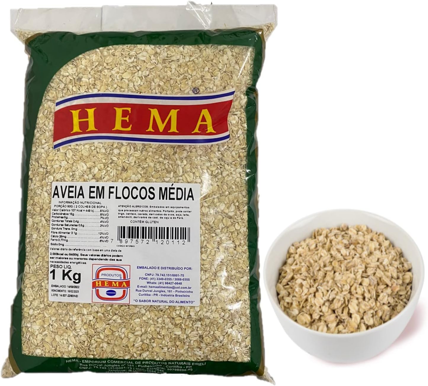 Aveia em Flocos Médios 1