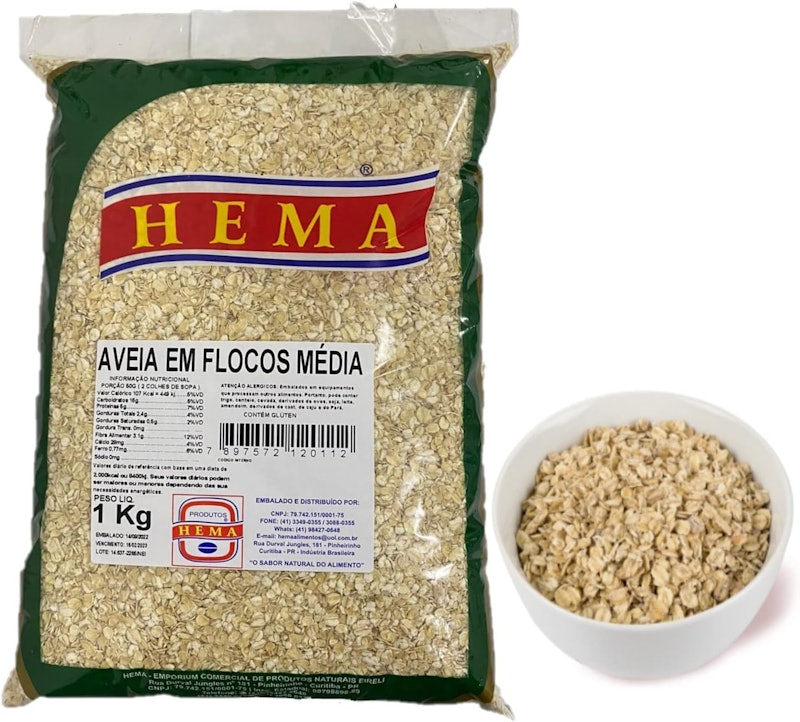 Aveia em Flocos Médios 1