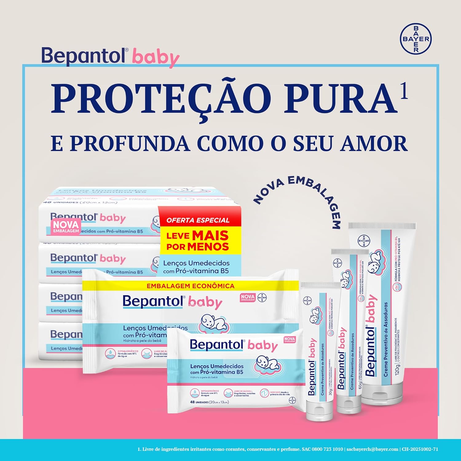 Lenços Umedecidos Bepantol Baby 5