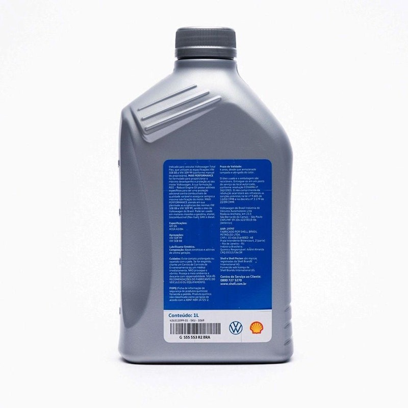 Óleo Lubrificante de Motor 5W-40 Sintético 2