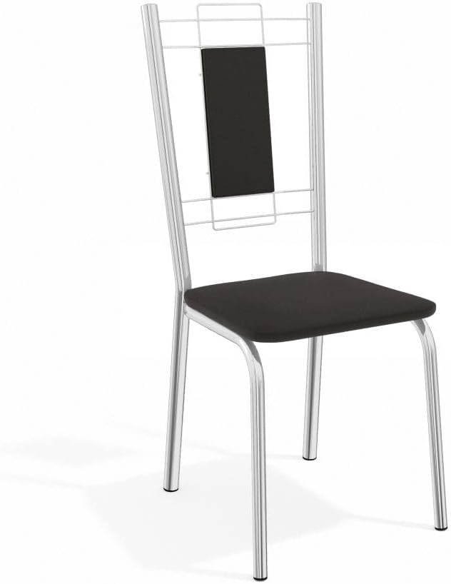 Conjunto Mesa Elba Kappesberg Tampo de Vidro Incolor com 4 Cadeiras 3