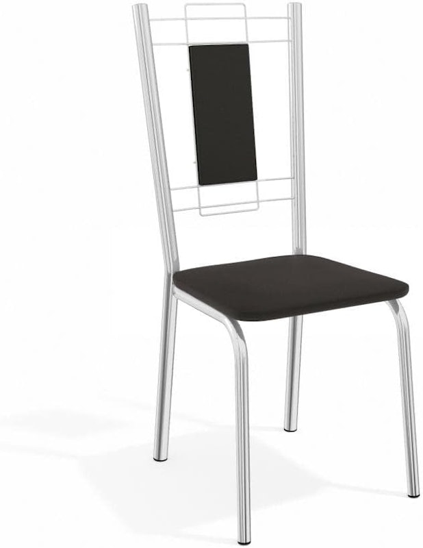 Conjunto Mesa Elba Kappesberg Tampo de Vidro Incolor com 4 Cadeiras 3