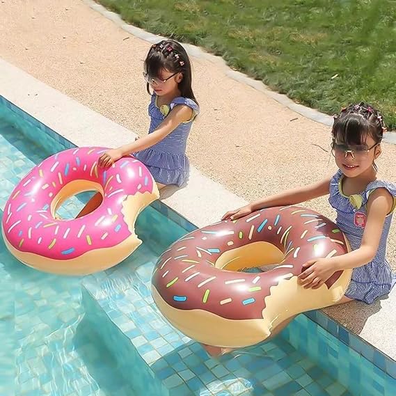 Boia Circular Inflável 80cm Donut Mordido 4