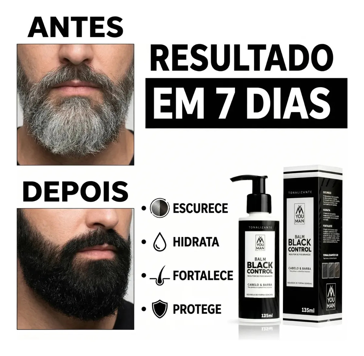 Balm Escurecedor Black Control 3