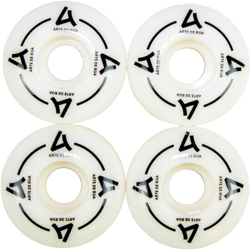 Roda Skate Arte de Rua Street 53 mm Kit com Rolamento Abec 7 e Espaçador 3