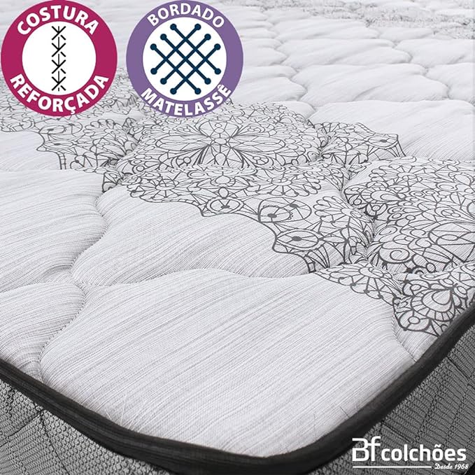 Colchão Queen Ortopédico Espuma 3