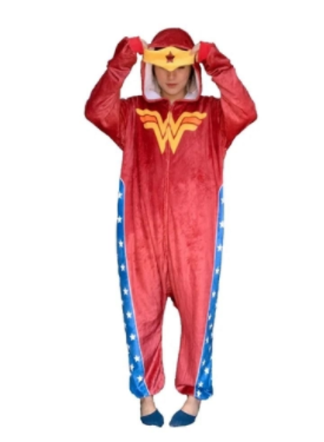 Macacão Kigurumi Mulher-Maravilha 1
