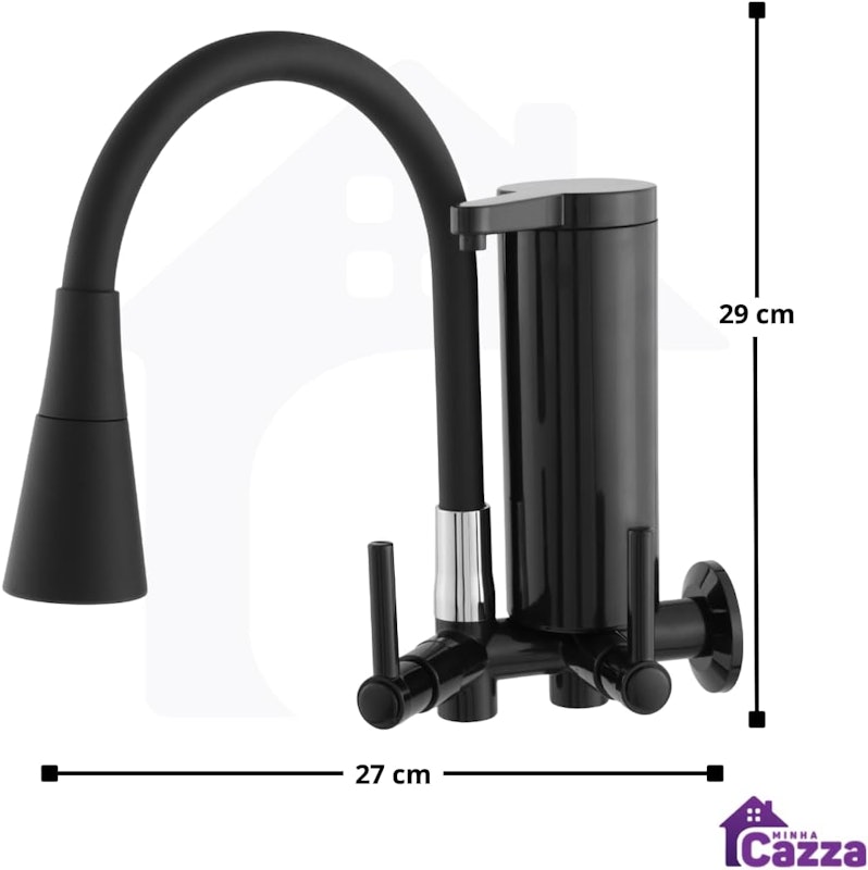 Torneira de Cozinha com Filtro Cone Flexível 3