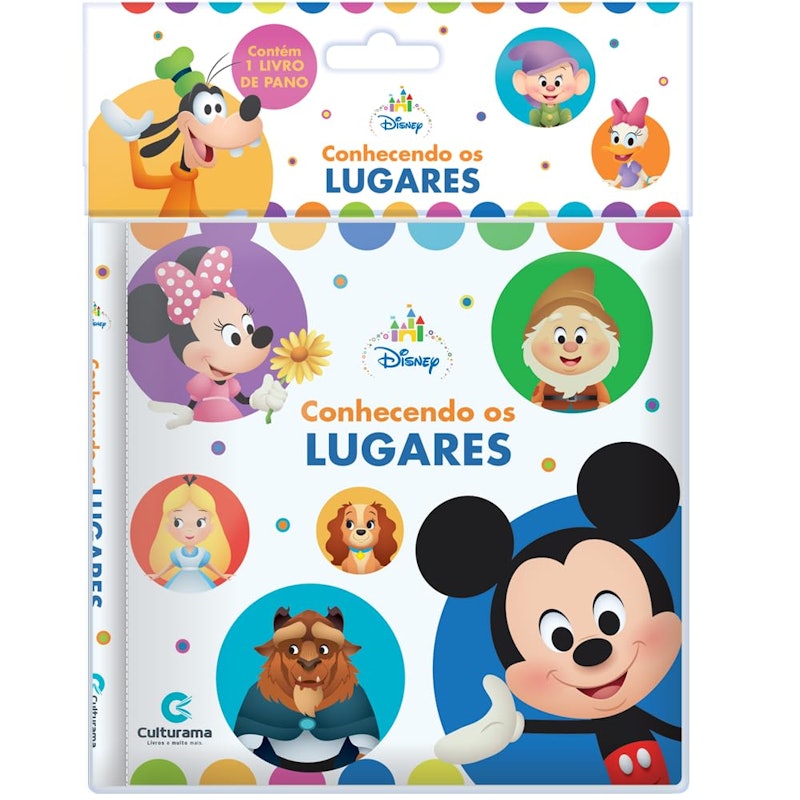 Livro de Pano Disney Baby - Conhecendo os Lugares 1
